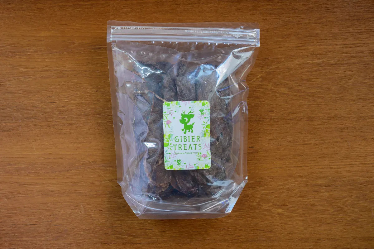 歯応えバツグン! 分厚い鹿ドライジャーキー お得な大袋250g