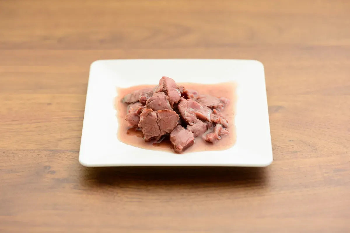 鹿肉レトルト(カット肉)　50グラム