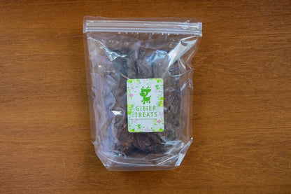歯応えバツグン！　分厚い鹿ドライジャーキー　お得な大袋250g