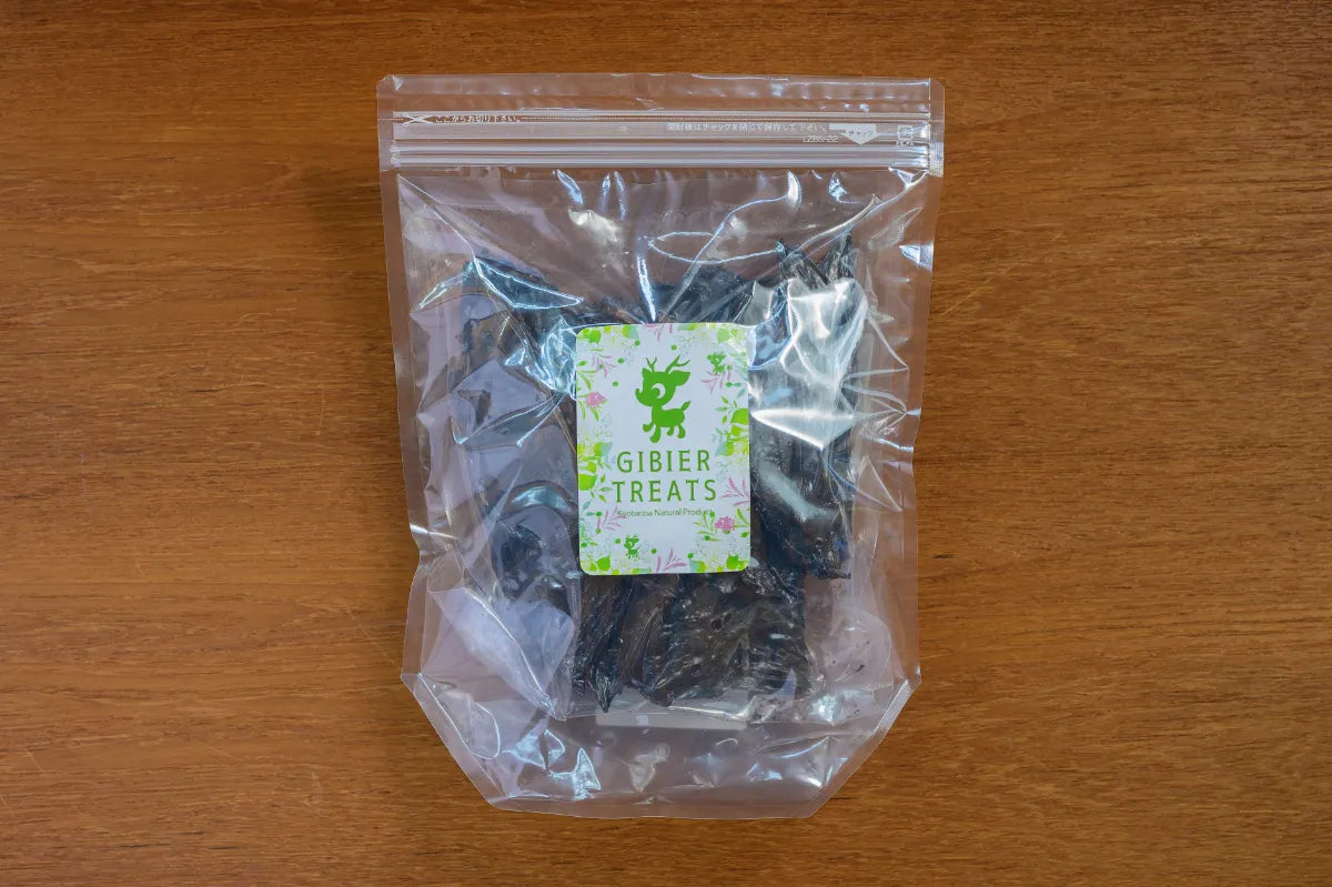 分厚い鹿ドライ肝臓（大型犬さん用）お得な大袋250g