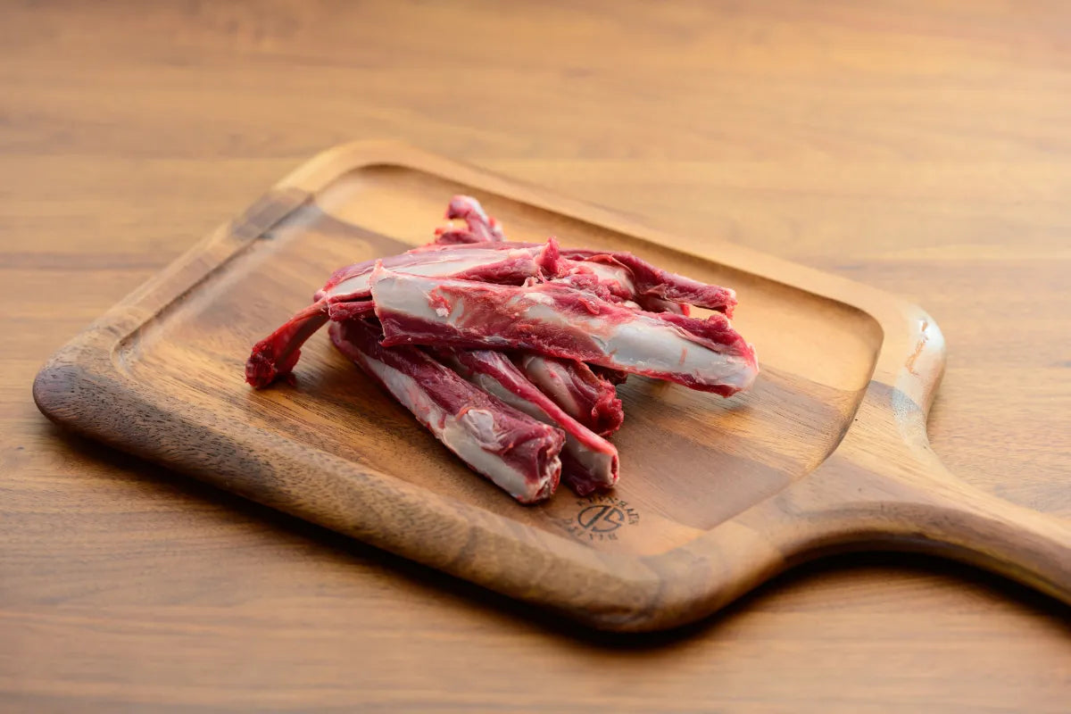 鹿生骨(あばら骨のみ)　150ｇ（冷凍品）